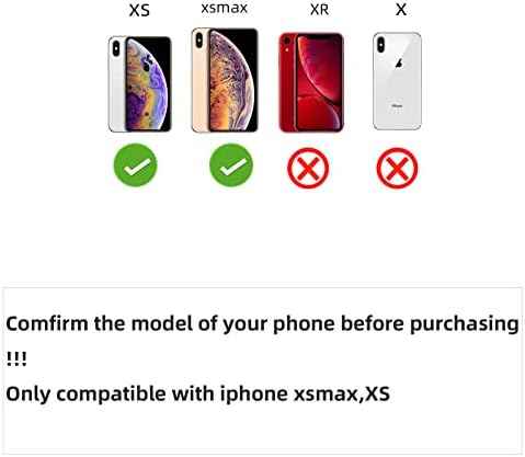 Substituição de vidro da câmera traseira wahci compatível com iPhone XS e iPhone XS Max, com protetor de lente, ferramenta de repetição, nenhuma cola necessária, ligação forte, instalação fácil e rápida