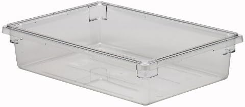 Cambro Camwear Food Box, 12 por 18 por 6 polegadas, claro