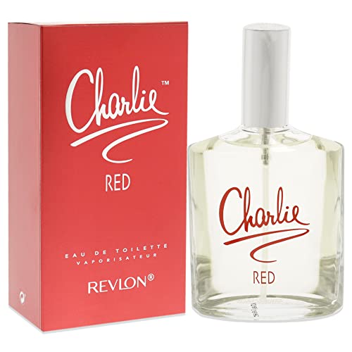 Revlon Charlie Eau de Toilette Spray para mulheres, vermelho, 3,4 onças