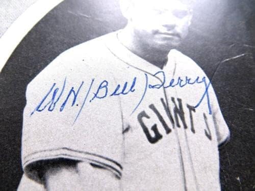 Bill Terry assinou a revista de beisebol autografada 1939 NY Giants JSA AG71991 - Revistas MLB autografadas
