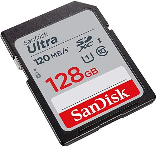 Sandisk 128 GB Ultra UHS-I Classe 10 U1 SDXC Memory Card, 120MB/S Read, 10MB/S Write