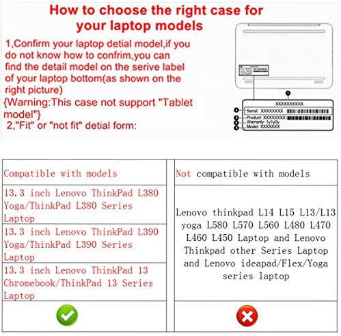 ALAPMK CASE TAPLO PARA 13.3 Lenovo ThinkPad L380 Yoga/L390 Yoga/ThinkPad L380 L390 & Lenovo ThinkPad 13 Chromebook/ThinkPad
