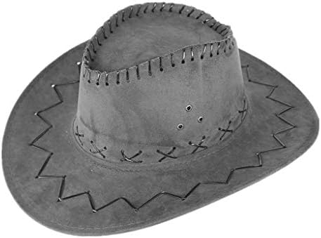 Oeste de cowboy ocidental e chapéu de vaqueira beliscão ampla vasta estilo western cowboy chapéus para mulheres homens