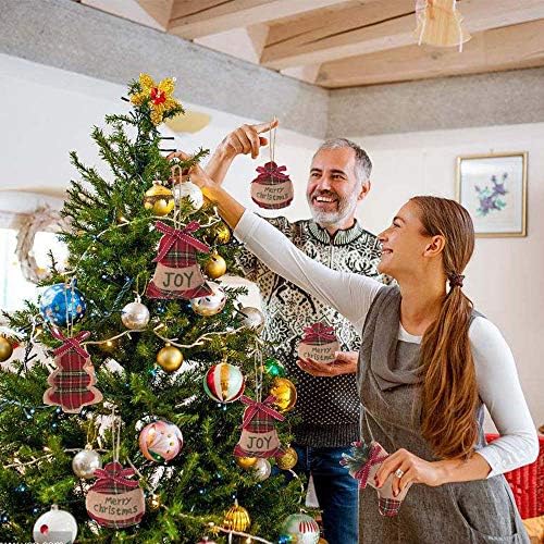 Easybravo 8pcs Arenamentos de árvore de Natal Bolsa as decorações de árvores de Natal em forma de bola de batedura em árvore