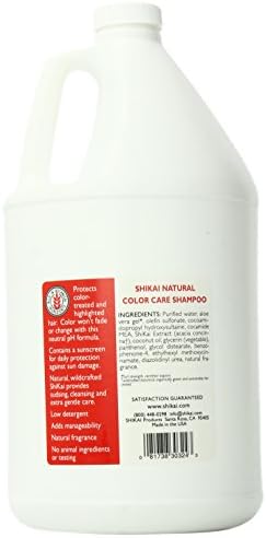 Shikai - Shampoo de cuidados com cores, revitaliza e protege o cabelo tratado com cores, limpa suavemente, deixando o cabelo macio e