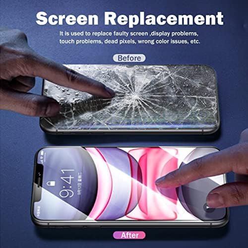 Para a substituição do iPhone 11 Pro Screen, 3D Touch & LCD Digitalizer Assembly Screen, compatível com A2160, A2217, A2215 ，