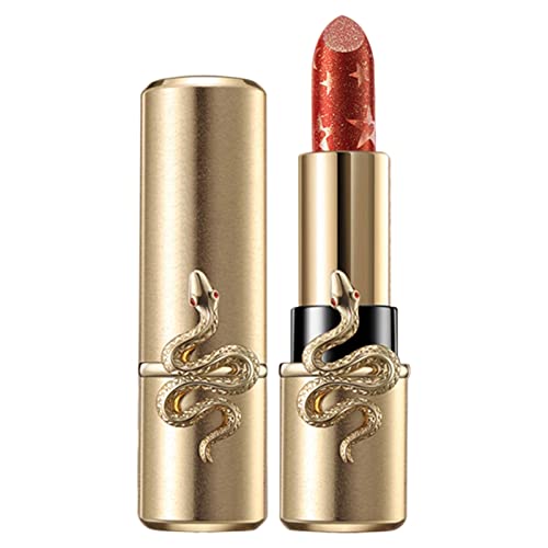 WGUST HALAL Lipstick Red Batom Velvet Veludo Longo During Gemstone Lip Lip Gloss com anel à prova de anel impermeável