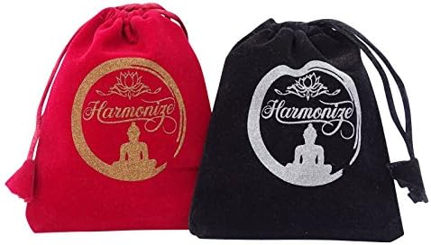 Harmonize muitos 4 PCs African Jade Meditation Balanceing Reiki Healing Stone Karuna Símbolo