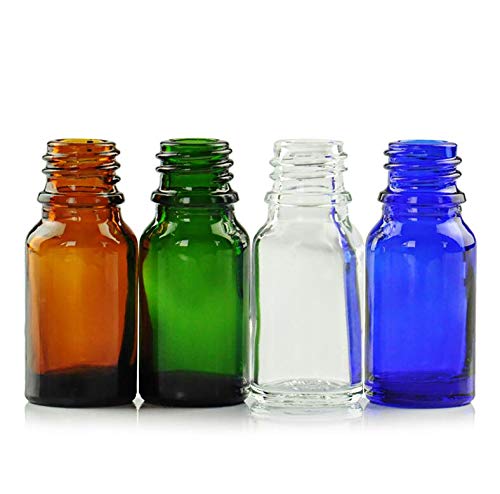 6- pacote 10ml 10 ml vazio de vidro azul cobalto garrafas nasais de spray Pulverizadores de bomba nasal Recipiente para insulina