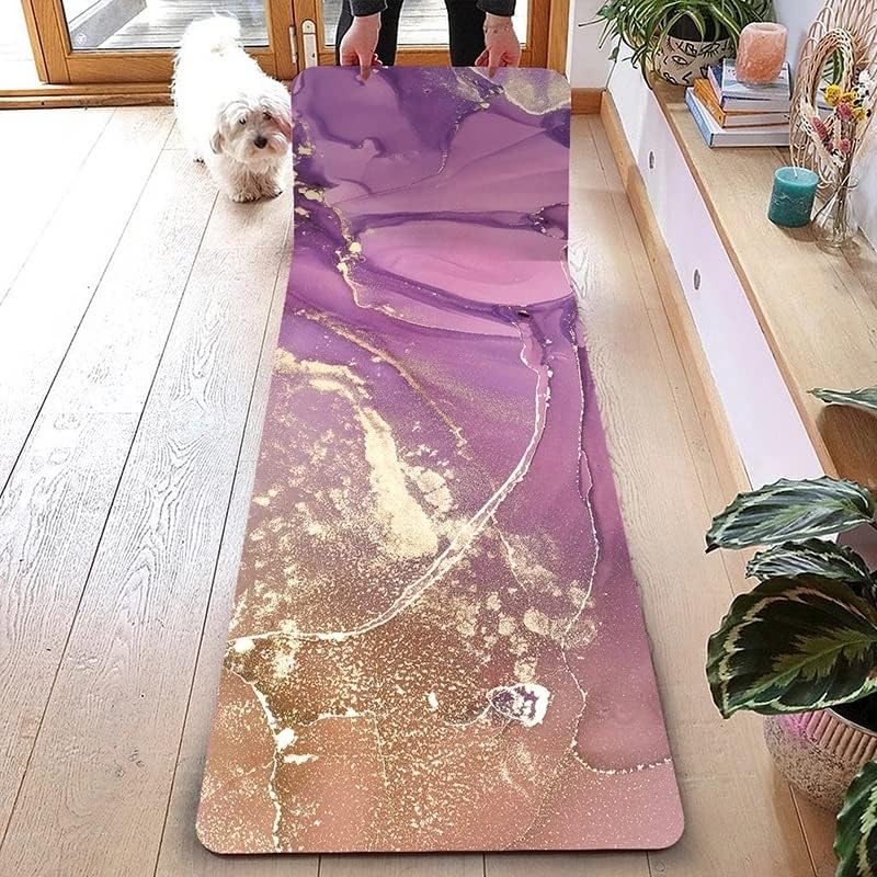 Sjydq yoga tapetes de 1,5 mm de camurça de borracha natural pilates tapetes casas femininas fitness tapetes