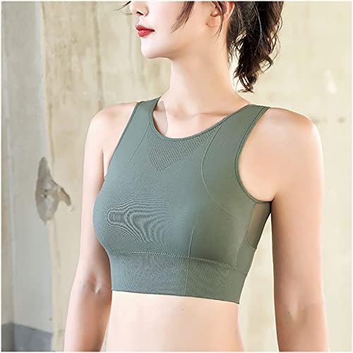 XIPCOKM Sports Bra for Women High Support Yoga Fitness Workout BRA BRA TANQUE COMPREGA BRALETTE BRA RACERBACK SELENTE