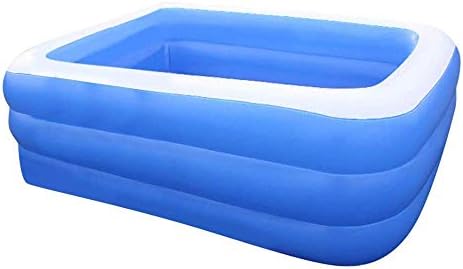 Piscinas htllt Swimming Paddling é fácil de usar retangular de três camadas simples e rápida em casa e inflável inflável no verão legal