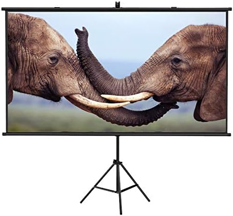 Tela de projeção móvel alds tela projetor 60 polegadas 4: 3 HD Ajustável HD Carry para Apresentação PPT Escritório de Negócios