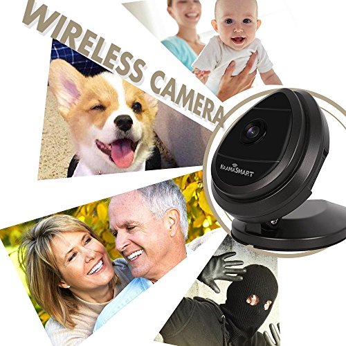 Câmera IP mini IP Wi -Fi, Visão noturna 720p HD Home sem fio Secreting Surveillance Camera System 2 maneiras de áudio com