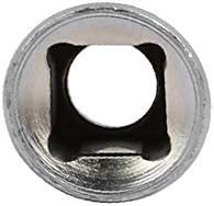 X-Dree 1/4 de polegada de acionamento quadrado de 8 mm de 6 pontos de impacto de 6 pontos Tom de prata 2pcs (acionamento quadrado de 1/4 de polegada de 8 mm de 6 mm de 6 pontos de tom impacto de prata 2pcs