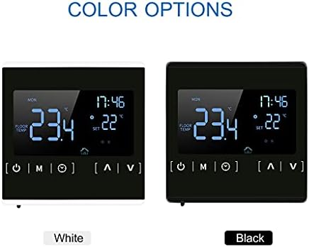 ZSEDP Smart LCD Termostato de tela sensível ao toque para o sistema de aquecimento elétrico de piso elétrico Programável Termoregulador