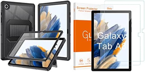 SOKE Galaxy Tab A8 Case 10,5 polegadas 2022 Pacote de caixa de proteção corporal robusta com Galaxy Tab A8 10,5 polegadas