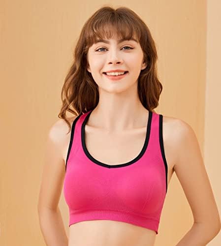 Racerback Sports Sports de alto impacto de alto impacto acolchoado acolchoado Ginásio de ginástica Activewear Bra