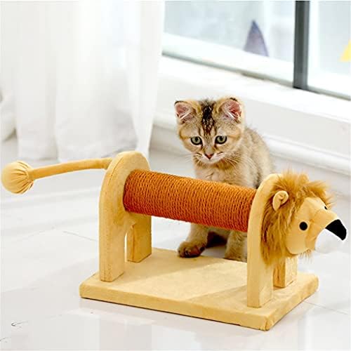 Mgwye Cats Risping Post para gatos Cats em forma de elefante Scratcher placa com sisal sinos para proteger gatos móveis