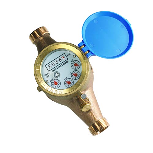 Pulser do medidor de água sem chumbo/nsf 3/4 x 1 - 4 pulsos/galão
