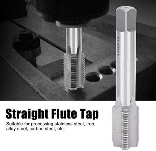 Fafeicy St Straight Flute Tap, para perfurar orifícios em aço inoxidável, ferro, ferro fundido, torneira
