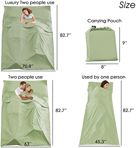 Sacos de camping para camping para camping para casa de dormir Sacks compactos de hotel respirável leve