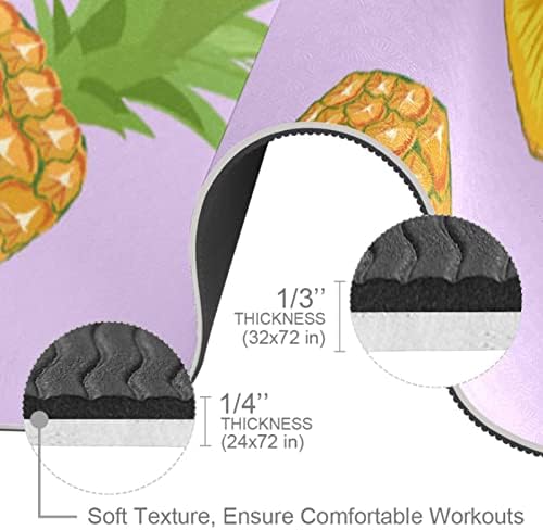 Todo o objetivo de Yoga Mat Exercício e Mat de treino para ioga, abacaxi de verão tropical Fruta
