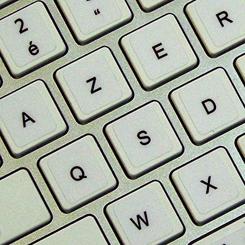 Mac francês decalques de teclado belga francês
