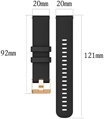 Eidkgd Substituição Banda de vigia para Suunto 3 Fitness Silicole Bracelet Sport Strap de pulseira para Suunto 3 Fitness Smart Watch 20mm Strap