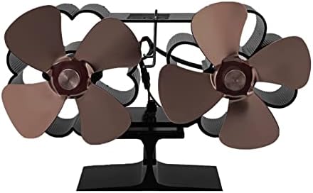 XFADR SRLIWHITE BLATE FIRLATE FAN 8 AO ALTO DO FODO DE TEMPO DE ALTURA ECO BURNER ECO Amigável Fan silencioso Distribuição de calor