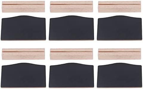 Lickboard, 10 conjuntos de mini placas de quadro de mesa, placas multifuncionais reutilizáveis ​​de buffet de buffet de dupla face