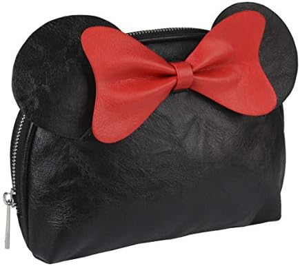 Bolsa de higiene pessoal Cerdá Minnie, 23 cm, preto