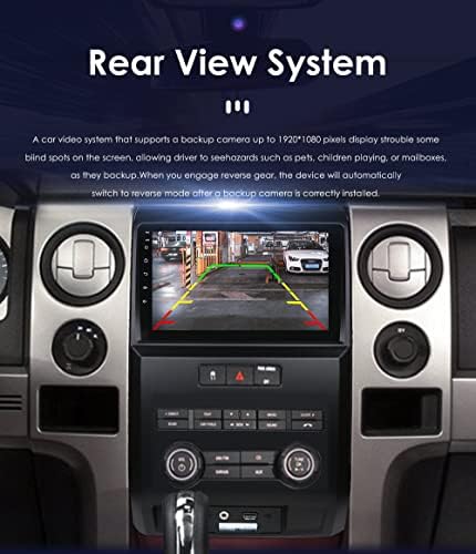 Estéreo de rádio do carro para Ford F150 P415 Manual do Raptor AC 2008-2014, Android 12 Car Navigator GPS com CarPlay/Android