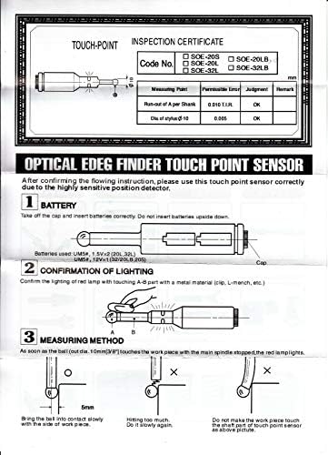 Precision Touch Point Sensor Electronic Optical Edge LED BEEP