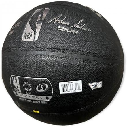 Luka Doncic assinou os fanáticos por basquete de Black Spalding Black - Basketballs autografados