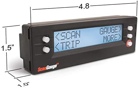 SCANGAUGE-SG2 II Ultra Compact 3 em 1 Computador automotivo com economia de combustível em tempo real personalizável,