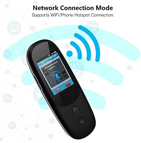 LXXSH Smart Language Voice Translator Dispositivo com tela sensível ao toque de 3,1 polegadas 51 idiomas suportam tradução fotográfica do cartão wifi hotspot