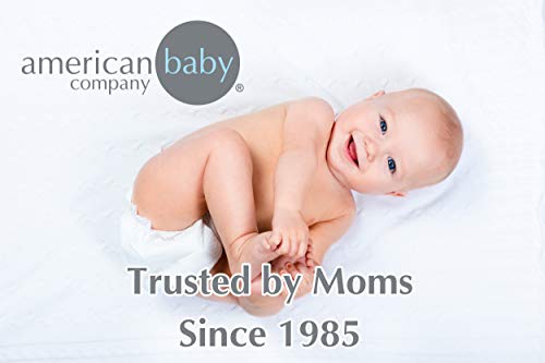 American Baby Company Impresso de algodão natural Jersey malha.