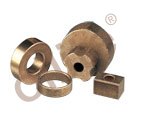 Genuine Oilite® Sintered Bronze Mustic Flangeed Rolamentos de 12 mm. ID x 18 mm. Od x 8 mm. Comprimento x 24 mm. Diâmetro do flange