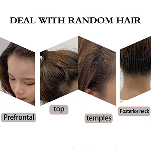 9 peças peças de cabelo de cabelo estendido circular completo pente de fita de cabeceira de fita de cabeceira flexível para mulheres acessórios de cabelo para meninas