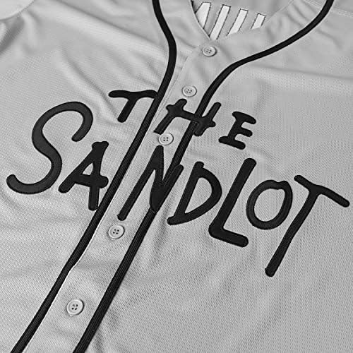 Benny 'The Jet' Rodriguez 30 O Sandlot Bel Air Manga curta Spints Yeah Baseball Jersey