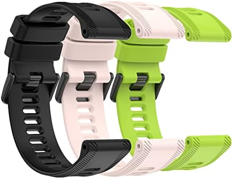 Huabao assista Strap compatível com Garmin Forerunner 955, Banda de substituição de pulseira de silicone ajustável para