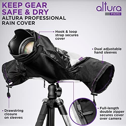 Altura foto profissional capa de chuva de câmera para Canon Nikon Sony DSLR e câmeras sem espelho - acessórios de câmera de foto alta para capa de fotografia