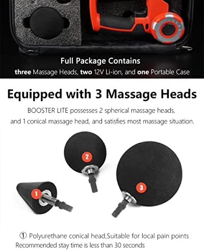 Músulo de reforço do músculo profundo Vibração de pistolas fasciais Power Body Massage USA