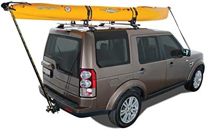 Carrier de caiaque/ canoa da série Náutica Rack-Rack 570, inclui 2 x tiras e 2 x correias rápidas com protetor de fivela exclusiva