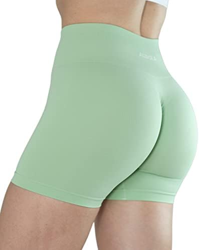 Aurola Dream Collection Workout Shorts para mulheres na cintura alta Scrunch Scrunch Athletic Gym Yoga Shorts ativos