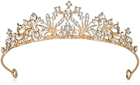 Vovii Tiaras for Girls Crowns for Little Girls Birthday Pageant Farda de cabeça para meninas Cosplay Cosplay Princess Crown