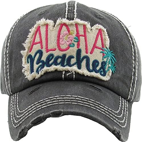 Aloha Beaches Feminino Feminino Vintage Baseball Hat