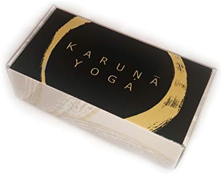 Karuna Yoga LLC Relaxamento profundo Almofadas oculares de lavanda | Cheio de flores e linha de linhaça seca de lavanda