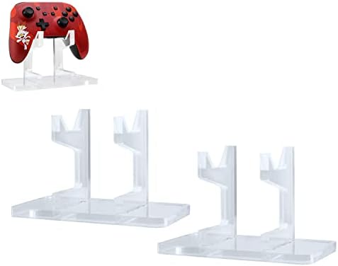 JDS Transparente Acrílico Universal Controlador Stand para PS4, PS5, Xbox, Switch Consoles - Suporte do controlador de jogos